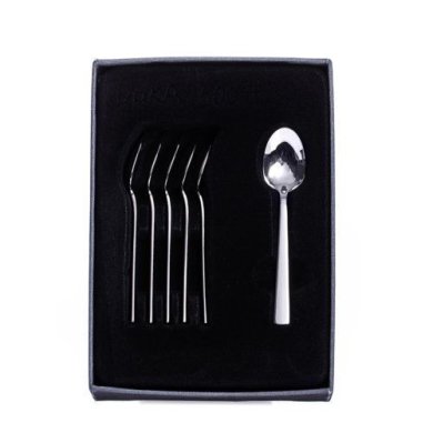 Набор ложек для эспрессо Duka Universal 6 эл. | Серебристый 1213371 фото - 2