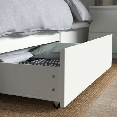 IKEA Ящики для кровати MALM 2 шт Белый (ИКЕА МАЛЬМ) 40249541 фото - 4