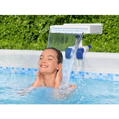 Водоспад з LED підсвіткою Bestway 58619 WATER CASCADE Білий - 13 Водоспад з LED підсвіткою Bestway 58619 WATER CASCADE Білий BES58619 фото - 13