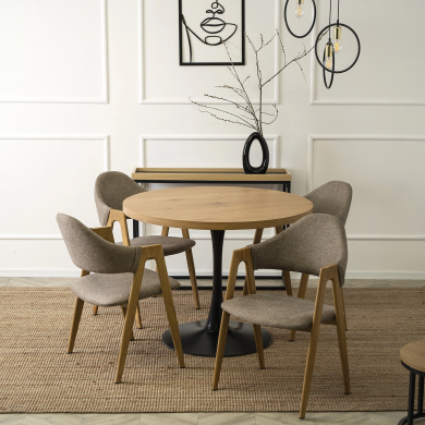 Обідній стілець Mebel Elit RUIZ Бежевий ME.RUIZ/BZ/T/K фото - 7