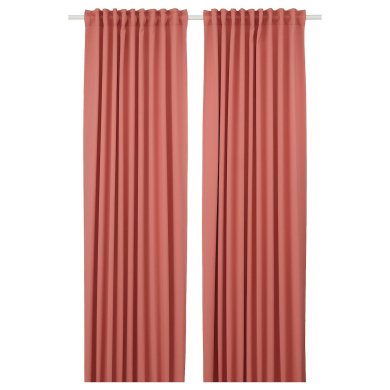 IKEA Шторы MAJGULL 145х300 см 2 шт Розовый (ИКЕА МАЙГУЛЛ) 80569743