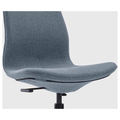 IKEA Офісне крісло LANGFJALL Синій (ИКЕА ЛАНГФЬЯЛЛЬ) 89177665 фото - 4