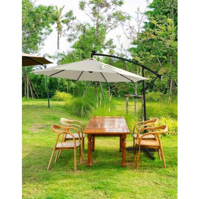 Садова парасоля Kontrast CHICAGO 270 см Бежевий - 5 Садова парасоля Kontrast CHICAGO 270 см Бежевий 5.06.20254 фото - 5