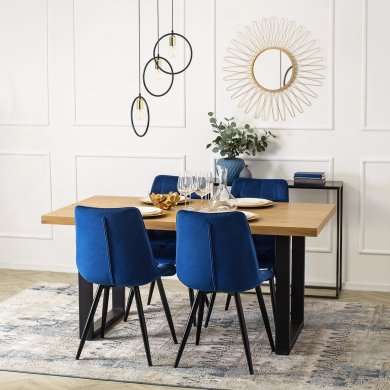 Обідній стілець Mebel Elit RIO Welur Синій ME.RIO/GR/V/K фото - 9