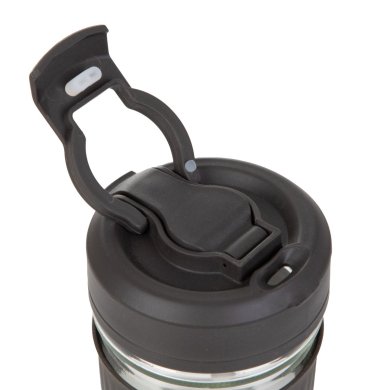 Кружка для воды Homla IDEUS 0,35 л | Серый / Прозрачный 215563 фото - 3