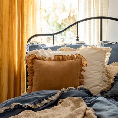 Декоративная наволочка Homla ELIN 45х45 см Карамель 213142 фото - 6