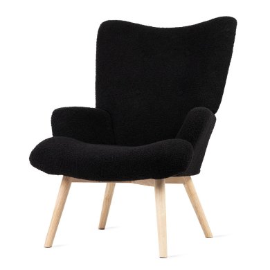 Кресло мягкое Homla MOSS TEDDY BOUCLE Черный 210562 фото - 2