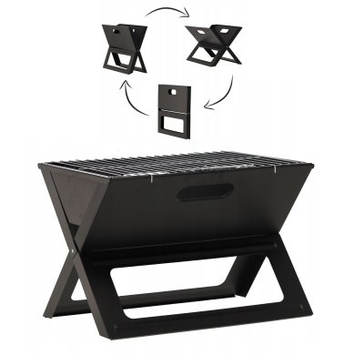 Складной угольный гриль Garden Line BBQ4858 Черный BBQ4858