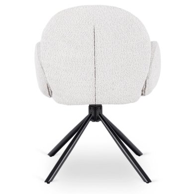 Обеденный стул поворотный Mebel Elit MUSSO Boucle Серый ME.MUSSO/P/CZ/TB/K фото - 4