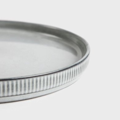 Тарілка Homla SANOS 21 см Сірий - 4 Тарілка Homla SANOS 21 см Сірий 230314 фото - 4