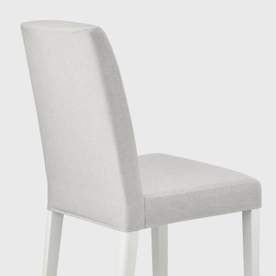 IKEA Обідній стілець BERGMUND Світло-сірий (ИКЕА БЕРГМУНД) 09387733 фото - 4