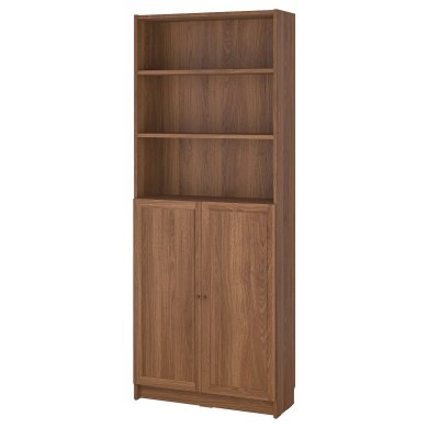 IKEA Стеллаж BILLY/OXBERG Орех (ИКЕА БИЛЛИ/ОКСБЕРГ) 49483365