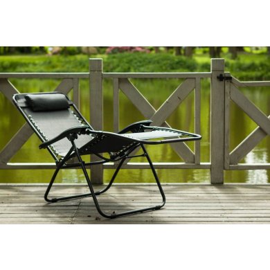 Складаний шезлонг Meven GRAVITY Чорний MV-8067CZ-GRAVITY фото - 3