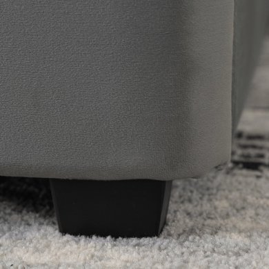 Ліжко Mebel Elit CROS Welur 160x200 см Темно-сірий - 10 Ліжко Mebel Elit CROS Welur 160x200 см Темно-сірий ME.CROS/160/CP/V/LOZZPOJ фото - 10