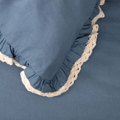 Комплект постільної білизни Homla MOISES 160x200 см Блакитний 213548 фото - 2