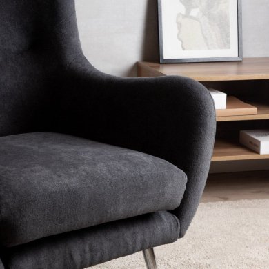 Крісло м'яке Homla SAMMAS Графіт - 6 Крісло м'яке Homla SAMMAS Графіт 211300 фото - 6