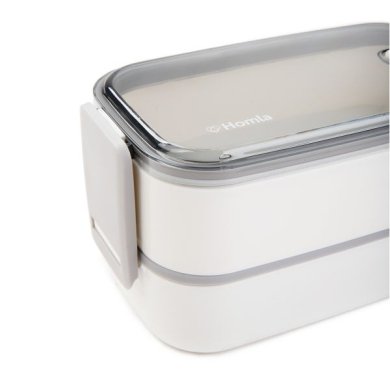 Ланч-бокс з столовими приборами Homla LOENE 1,4л Білий - 5 Ланч-бокс з столовими приборами Homla LOENE 1,4л Білий 218077 фото - 5