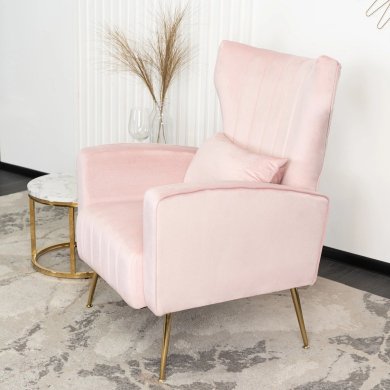 Кресло мягкое Mebel Elit DIANA Welur Розовый ME.DIANA/JR/ZL/V/FW фото - 9