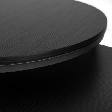 Комплект журнальних столів Mebel Elit MANU MAX 2 шт Чорний - 6 Комплект журнальних столів Mebel Elit MANU MAX 2 шт Чорний ME.MAXMANU/CZ/CZ/L фото - 6