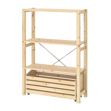 IKEA Стеллаж IVAR Дерево (ИКЕА ИВАР) 09404582