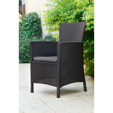 Садовое кресло Keter IOWA Графит 215526 фото - 4