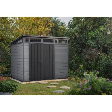 Садовый домик Keter CORTINA 279x218x226 см Серый 255060 фото - 2