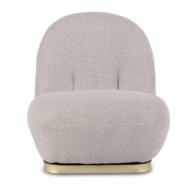Кресло мягкое поворотное Mebel Elit SONNY Boucle Серый ME.SONNY/P/ZL/TB/FW фото - 2