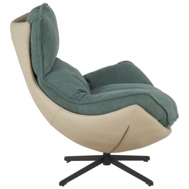 Крісло м'яке поворотне Kontrast JASPER 3D Зелений 5.01.84540 фото - 4