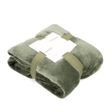 Плед Homla ROTE 150x200 см Оливковый 207222 фото - 5