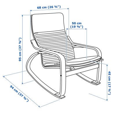IKEA POANG (ИКЕА ПОАНГ) 49625845 фото - 2