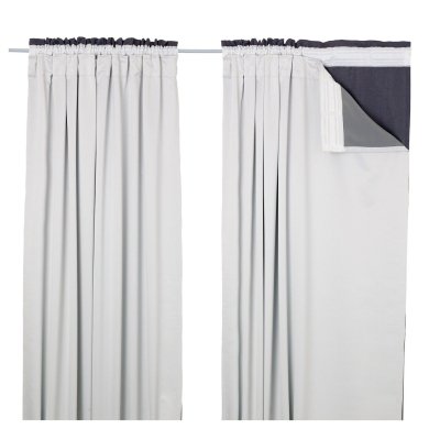 IKEA Подкладка для пары гардин GLANSNAVA (ИКЕА ГЛАНСНАВА) 70291289 фото - 7