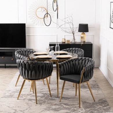 Обідній стілець Mebel Elit CAPI Welur Сірий ME.CAPI/P/ZL/V/K фото - 5