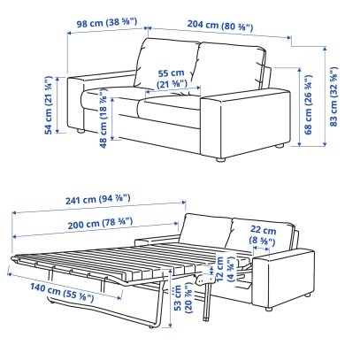 IKEA VIMLE (ИКЕА ВИМЛЕ) 59537551 фото - 3