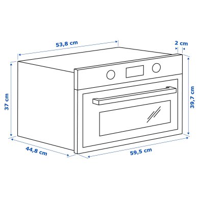 Мікрохвильова піч ANRATTA - 3 IKEA Мікрохвильова піч ANRATTA (ИКЕА АНРАТТ) 70411767 фото - 3