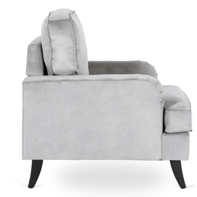 Крісло м'яке Mebel Elit JARI Сірий ME.JARI/P/V/FW фото - 3