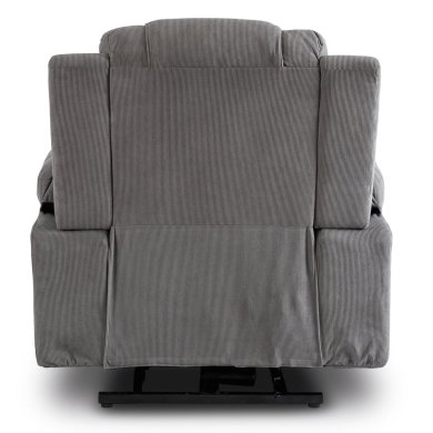 Кресло мягкое раскладное массажное с реклайнером Mebel Elit FENIX Velvet Серый ME.FENIX/P/SZTR/FW фото - 6