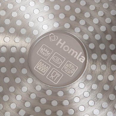 Сковорода с крышкой Homla TRISTAN 24 см Серый - 4 Сковорода с крышкой Homla TRISTAN 24 см Серый 228875 фото - 4