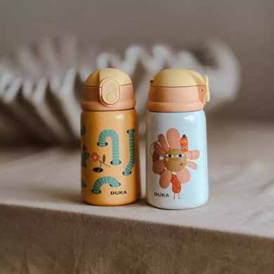 Термокружка детская Duka MINI 350 мл Оранжевый 2221522 фото - 6