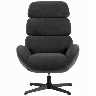 Кресло мягкое поворотное Kontrast AXEL Welur Темно-серый 5.01.83994 фото - 3