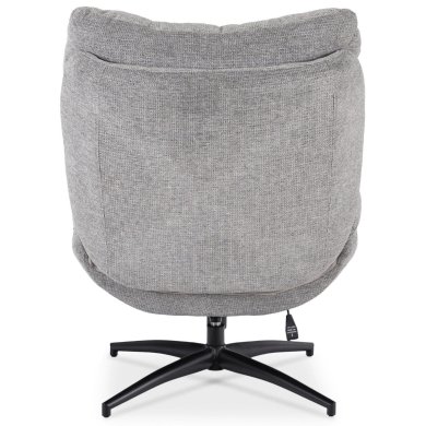 Кресло мягкое поворотное с подставкой Mebel Elit FREMONT Серый ME.FREMONT/P/CZ/T/FW фото - 5