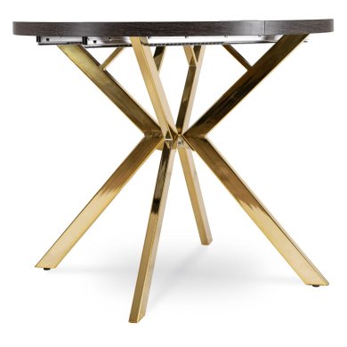 Розкладний обідній стіл Mebel Elit LUGO Чорний - 3 Розкладний обідній стіл Mebel Elit LUGO Чорний ME.LUGO/CZ/ZL/S фото - 3