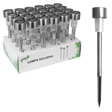 Светильник на солнечной батарее Garden Line HELSINKI Серебристый - 3 Светильник на солнечной батарее Garden Line HELSINKI Серебристый SOL0625 фото - 3
