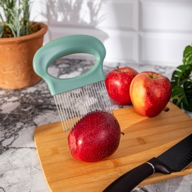 Держатель для нарезки овощей (лукорезка) Homla EASY COOK Зеленый 234159 фото - 3