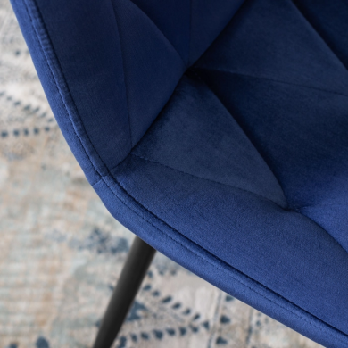 Обеденный комплект мебели Mebel Elit HARRY ROBIN | Дуб ривьера / Черный / Синий HARRY/DR/CZ/S/ROBIN/GR/V/Z4/K фото - 6