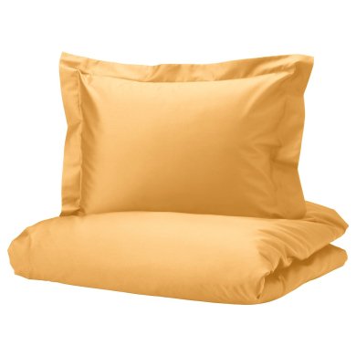 IKEA Комплект постельного белья LUKTJASMIN 150х200 см Желтый (ИКЕА ЛУКТЯСМИН) 00541121