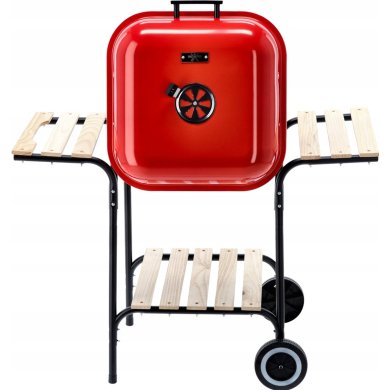 Угольный гриль Garden Line BBQ0155 Красный - 6 Угольный гриль Garden Line BBQ0155 Красный BBQ0155 фото - 6