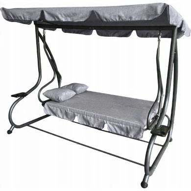 Садовые качели Garden Line 210x120x170 см Серый KRE3095 фото - 8