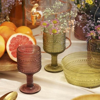 Келих Homla DAJANA 250 мл | Рожевий - 7 Келих Homla DAJANA 250 мл | Рожевий 214159 фото - 7