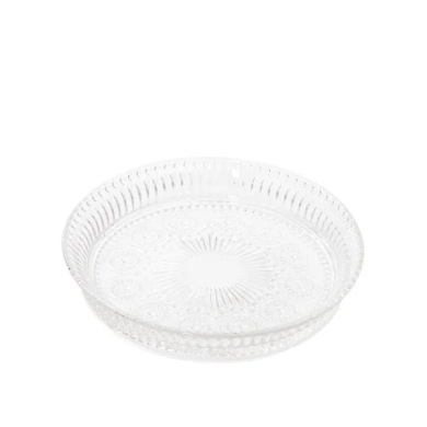 Сервировочное блюдо Homla BARREL 18 см | Прозрачный 215418