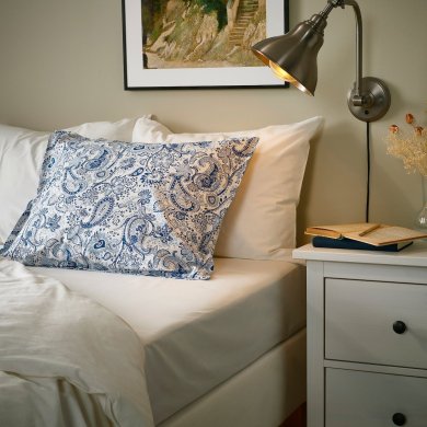 Наволочка RODGERSIA 50х60 см Синій - 2 IKEA Наволочка RODGERSIA 50х60 см Синій (ИКЕА РОДЖЕРСИЯ) 90589793 фото - 2